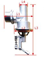 long lever float valve body